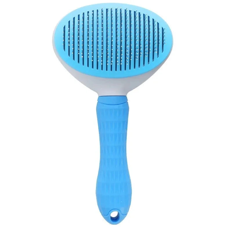 Self-Cleaning Pet Grooming Brush for Dogs and Cats