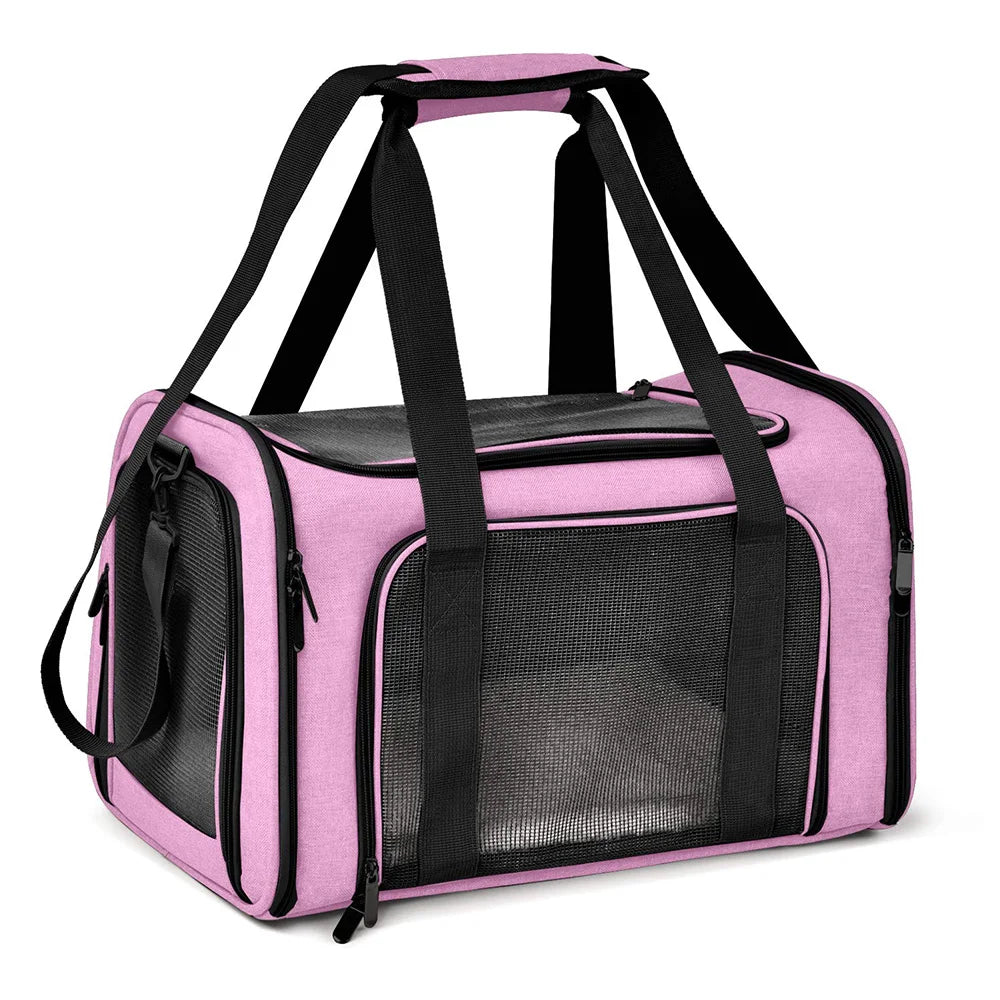 Soft-Sided Pet Carrier Backpack Airline Approved for Dogs & Cats