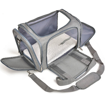 Soft-Sided Pet Carrier Backpack Airline Approved for Dogs & Cats