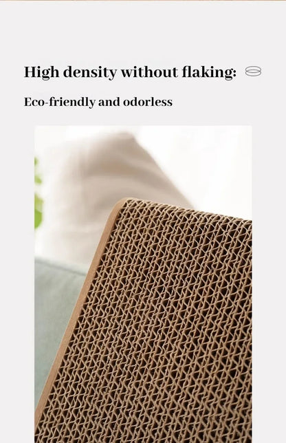 L-Shape Cardboard Cat Scratching Post Large / Small Wear-Resistant Cat Toy