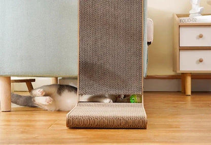 L-Shape Cardboard Cat Scratching Post Large / Small Wear-Resistant Cat Toy