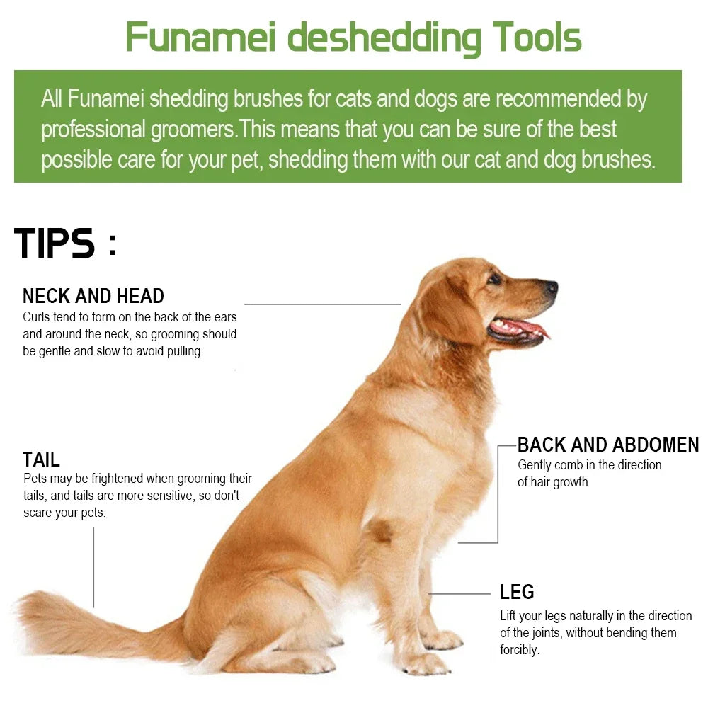 Pet Grooming Massage Comb for Dogs & Cats