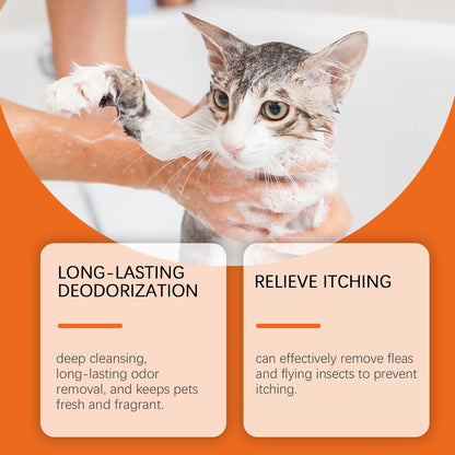 Natural Pet Shampoo for Dogs & Cats Coconut Oil Formula