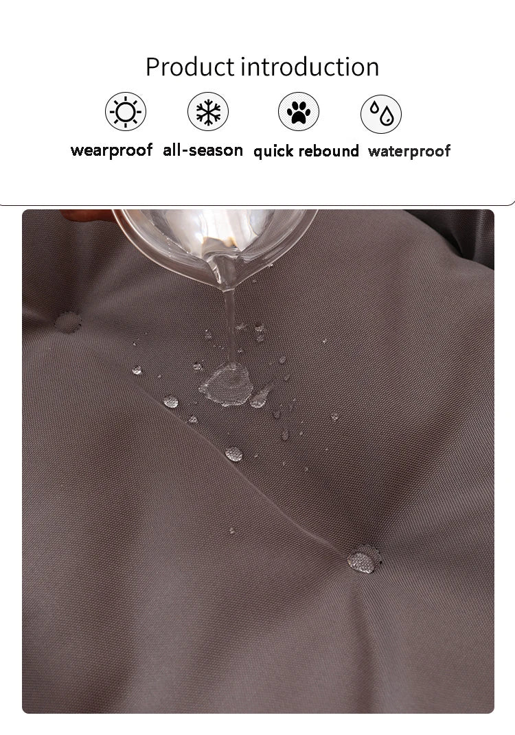 Four Season Waterproof Dog Bed Thick Cushion