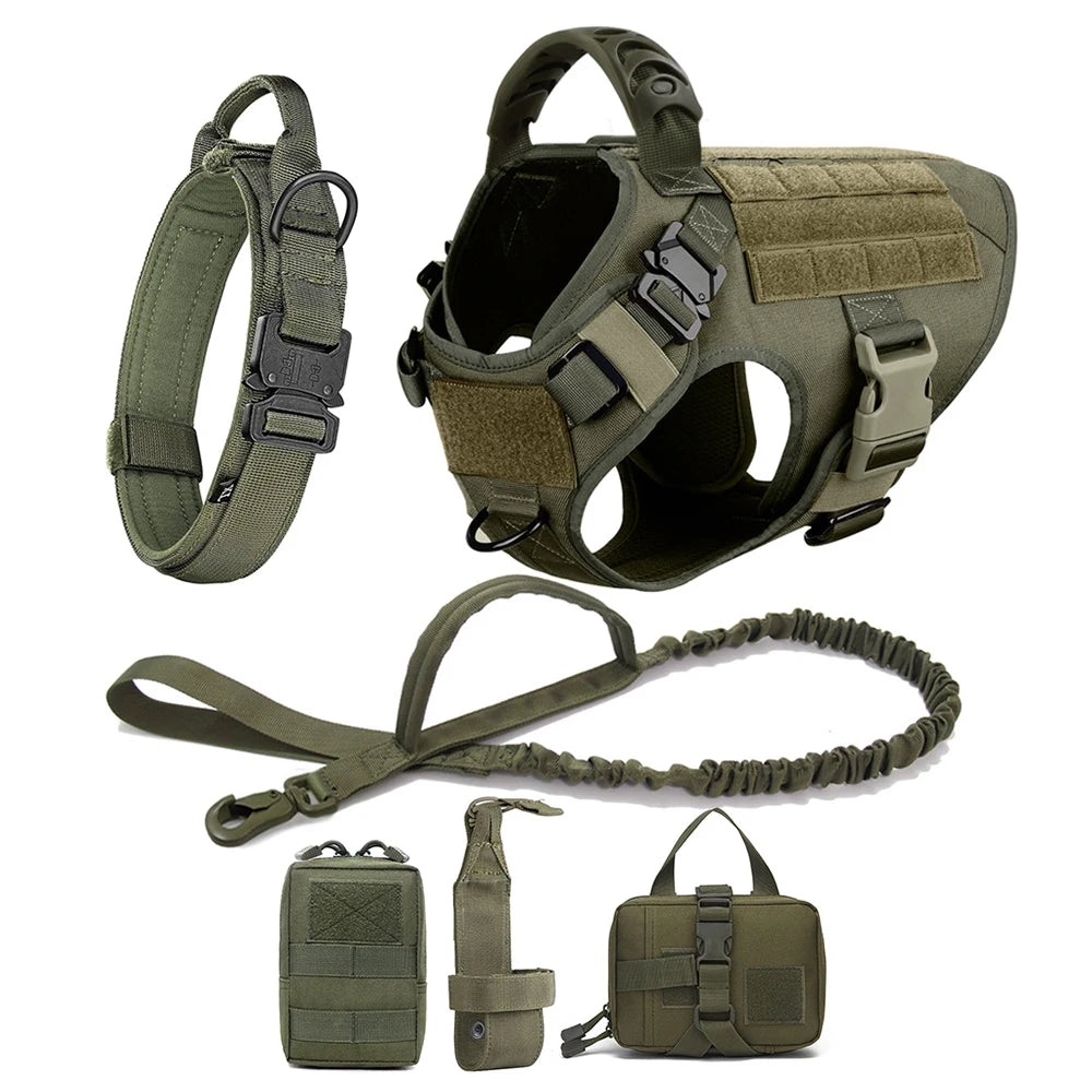 Large Dog Harness and Leash Set Training Vest