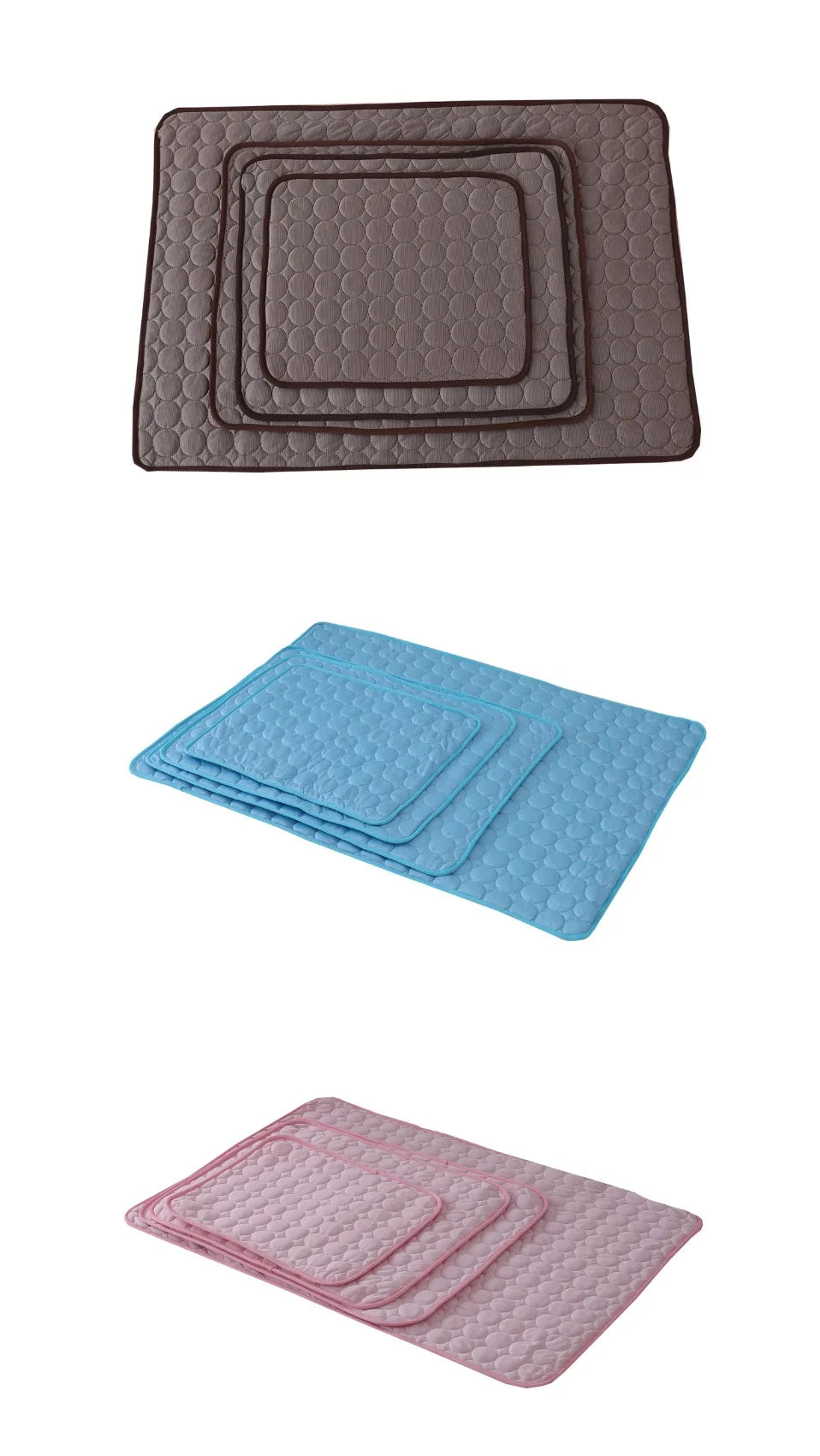 Cooling Gel Pet Mat Summer Cold Bed for Dogs & Cats