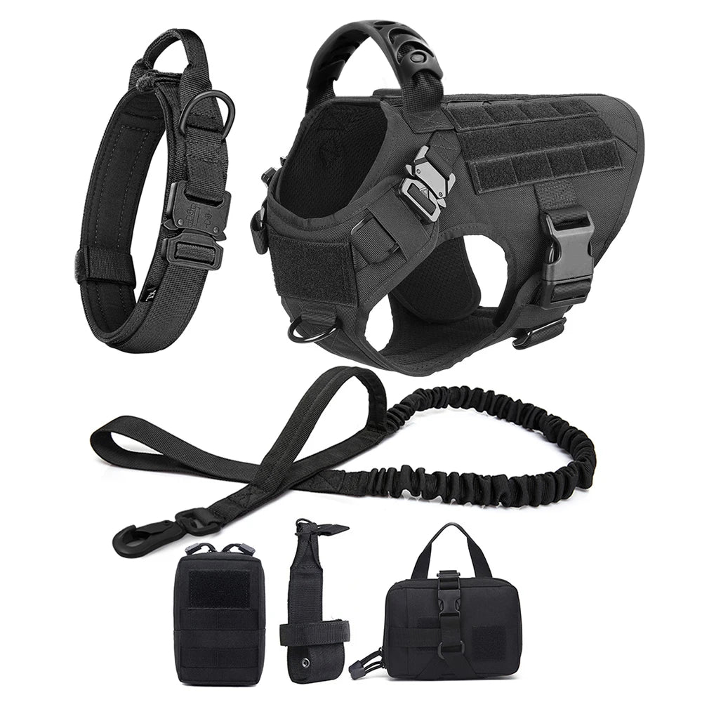 Large Dog Harness and Leash Set Training Vest