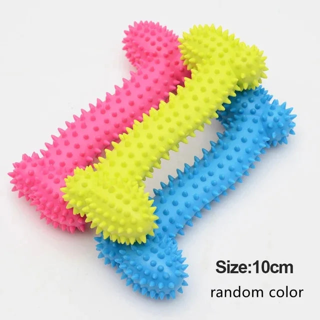 Rubber Chew Toy for Small Dogs Teeth Cleaning