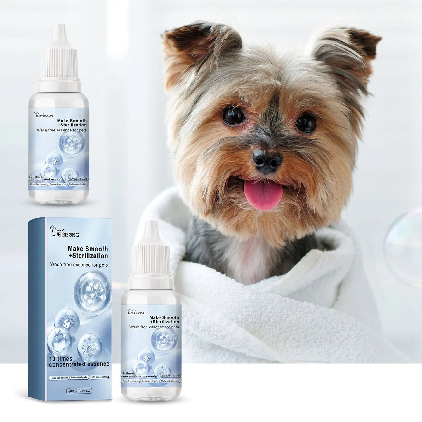 Pet Wash Free Essence Dog Body Shampoo Deodorizing Formula