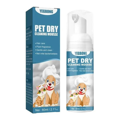 Waterless Pet Shampoo Foam No Rinse Cleaning