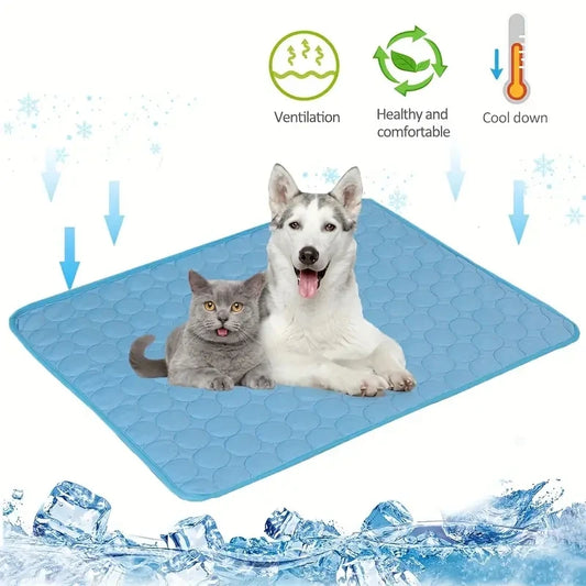 Cooling Gel Pet Mat Summer Cold Bed for Dogs & Cats
