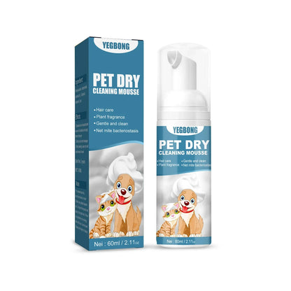 Waterless Pet Shampoo Foam No Rinse Cleaning