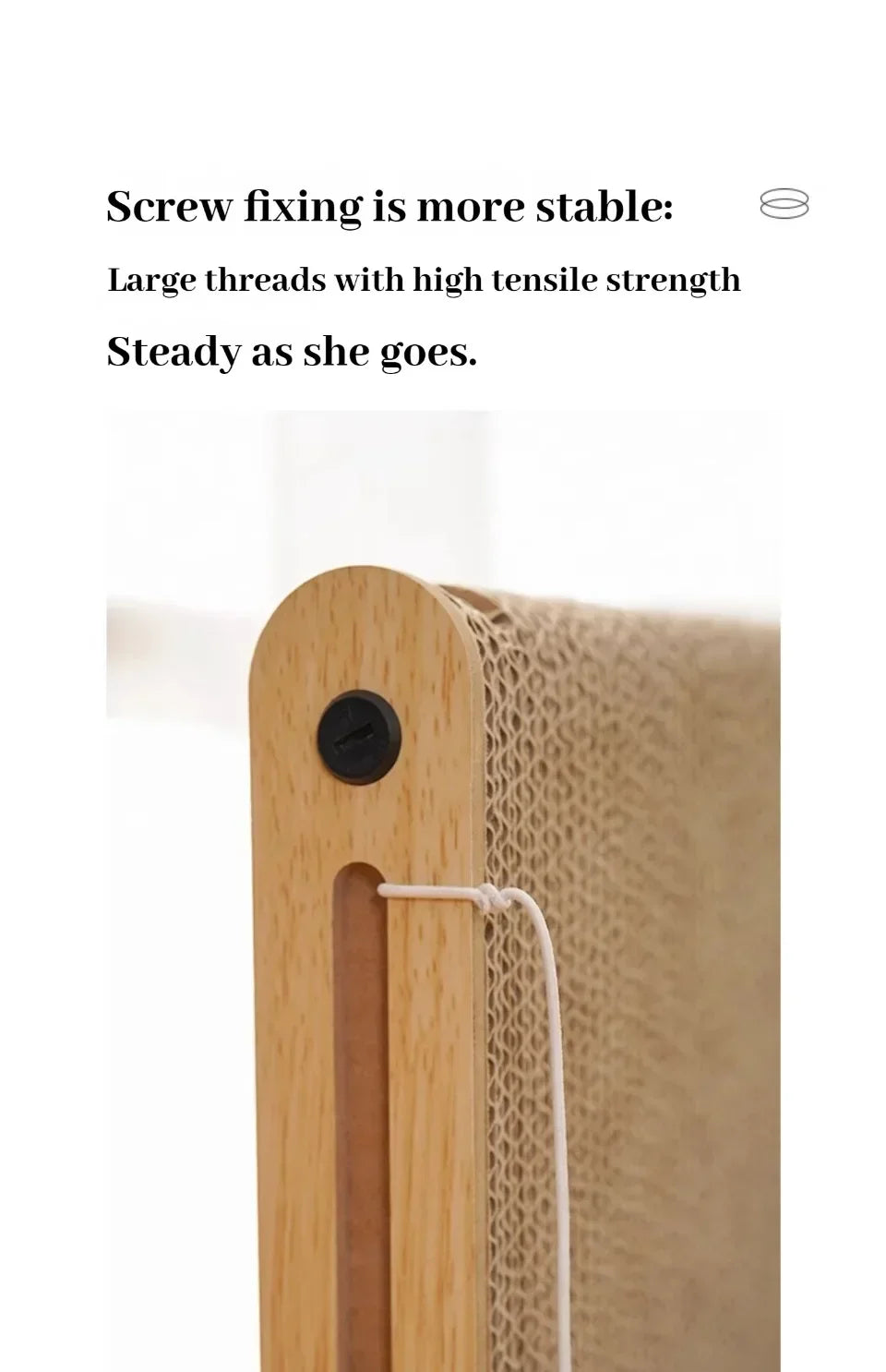 L-Shape Cardboard Cat Scratching Post Large / Small Wear-Resistant Cat Toy