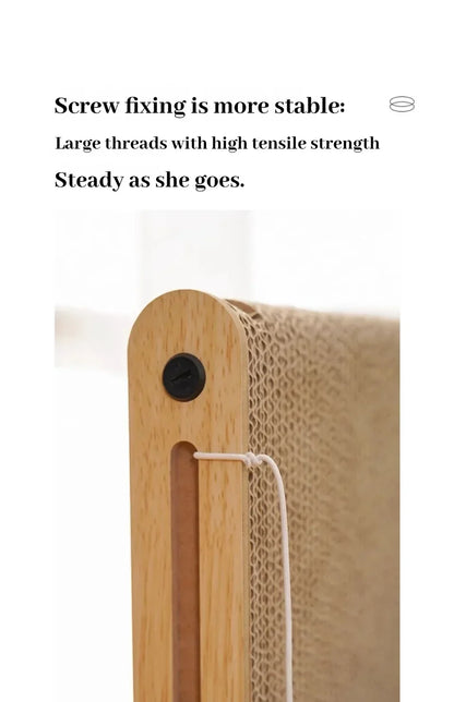 L-Shape Cardboard Cat Scratching Post Large / Small Wear-Resistant Cat Toy