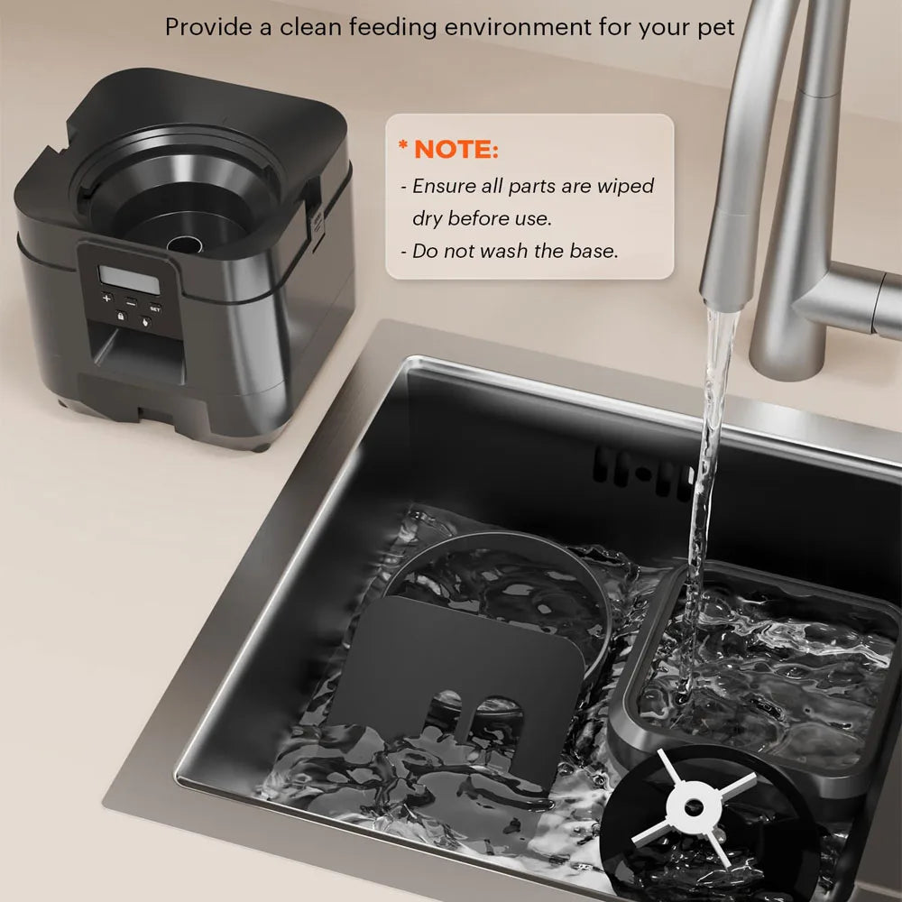 Smart Automatic Pet Feeder for Cats & Dogs Timed Quantitative Food Dispenser