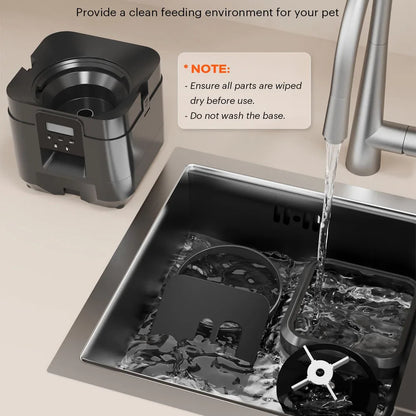 Smart Automatic Pet Feeder for Cats & Dogs Timed Quantitative Food Dispenser