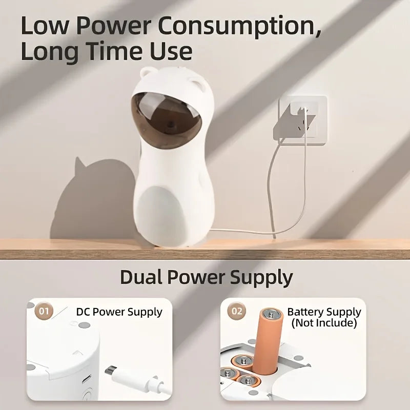 Automatic Laser Cat Toy with Spinning Laser Smart Timer USB/Battery
