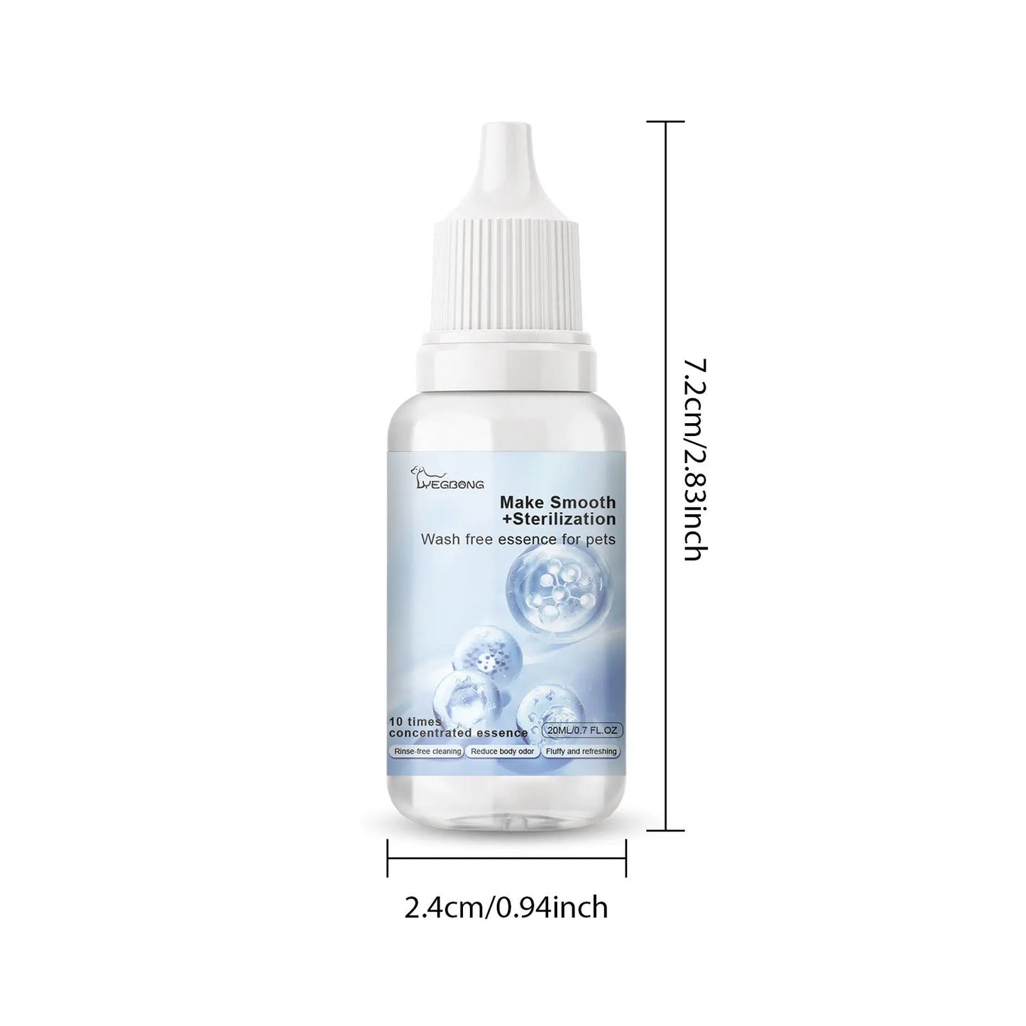 Pet Wash Free Essence Dog Body Shampoo Deodorizing Formula