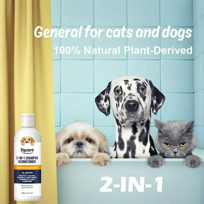 2-in-1 Puppy Shampoo and Conditioner for Sensitive Skin