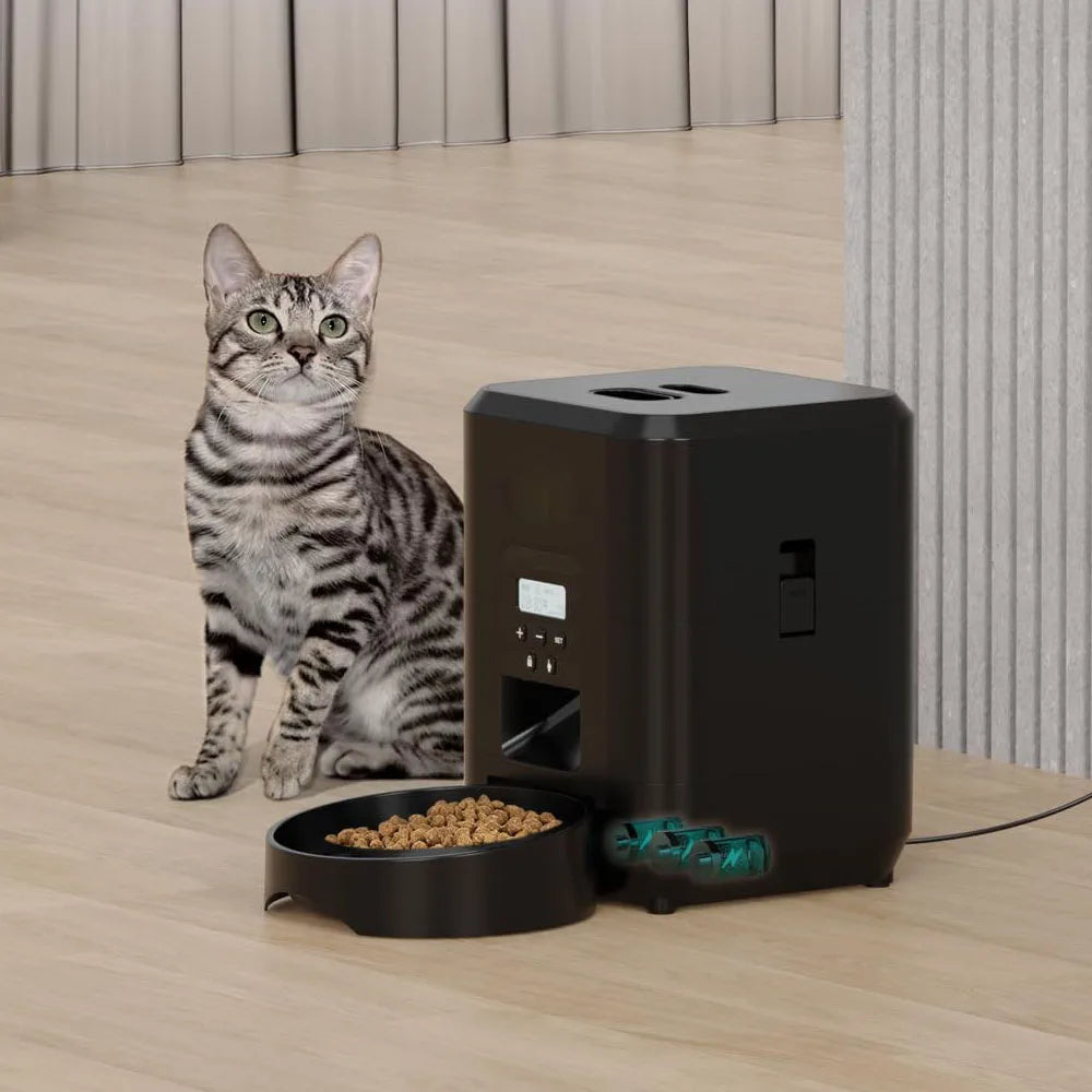 Smart Automatic Pet Feeder for Cats & Dogs Timed Quantitative Food Dispenser