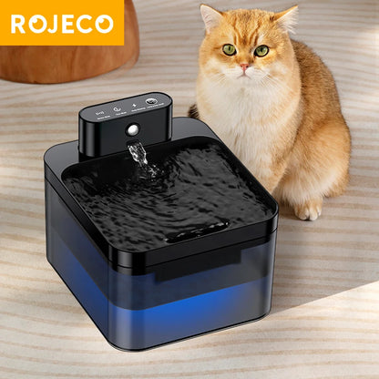 ROJECO Wireless Automatic Cat Water Fountain