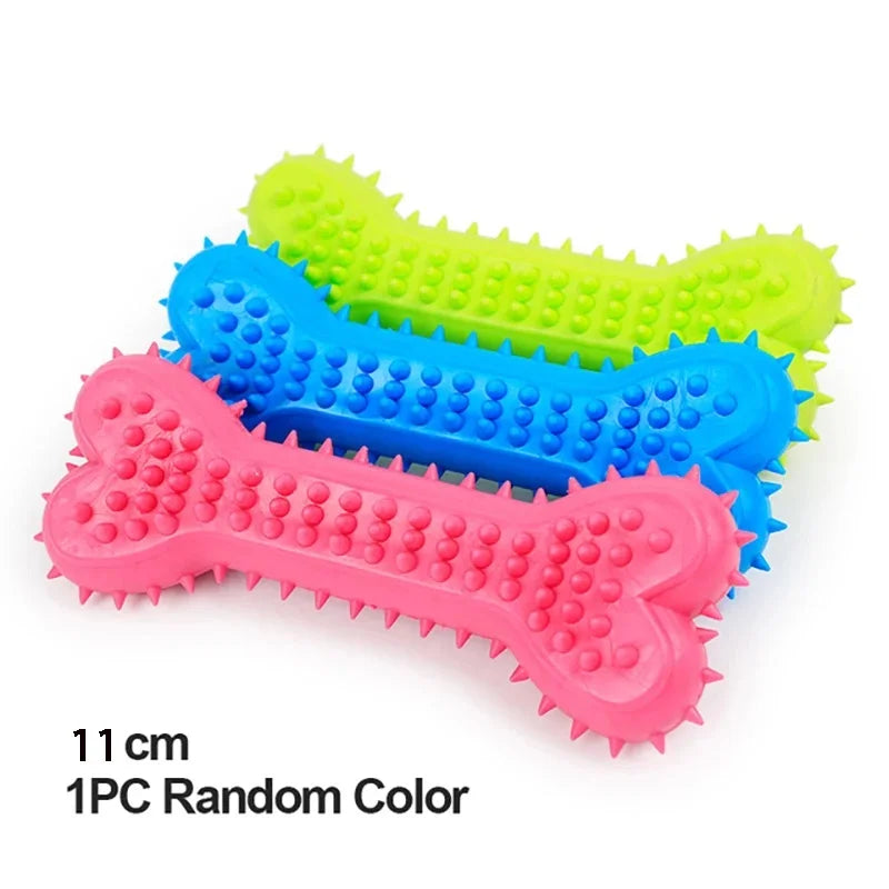 Rubber Chew Toy for Small Dogs Teeth Cleaning