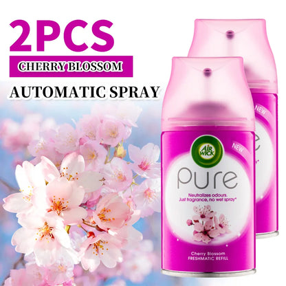 2 Pcs Automatic Air Freshener Spray Refill 6.2oz per Can