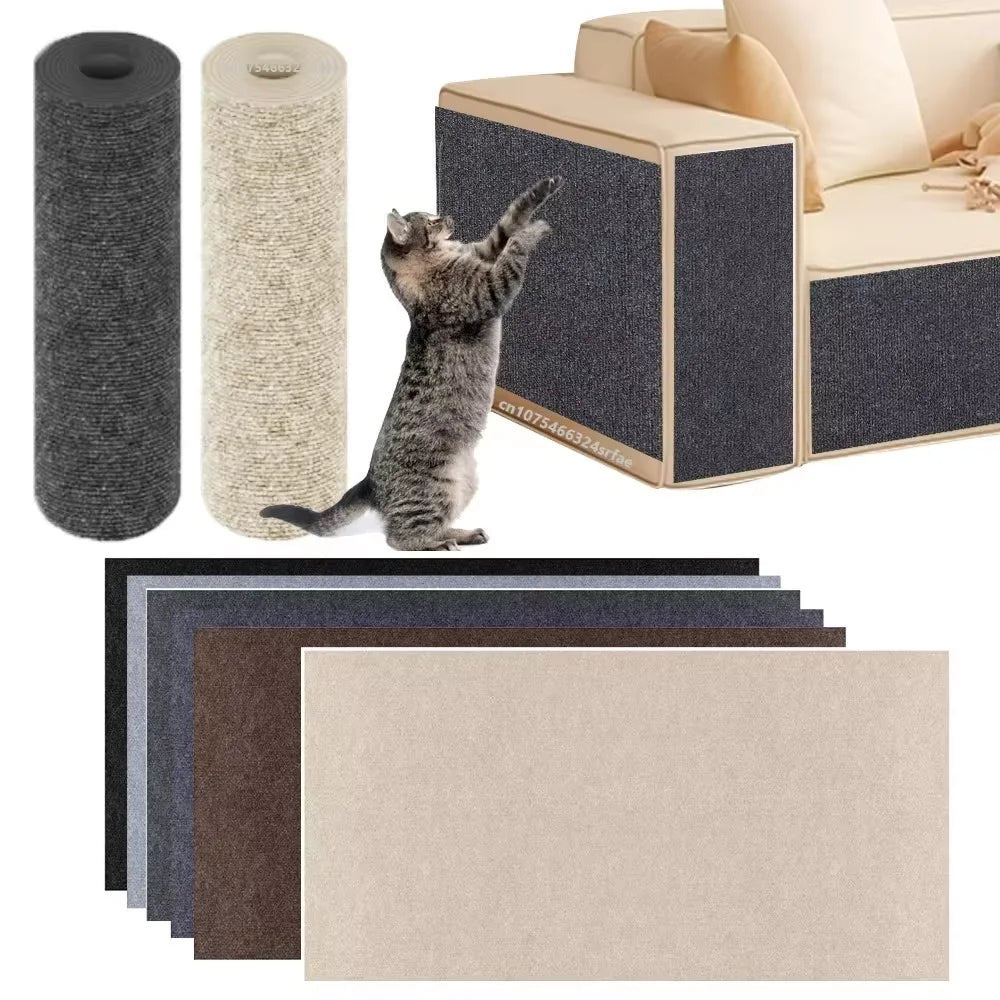 Self-Adhesive Cat Scratching Mat Sofa Protection Scratch Board