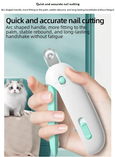 Professional Pet Nail Clipper for Dogs & Cats Adjustable Safety Hole