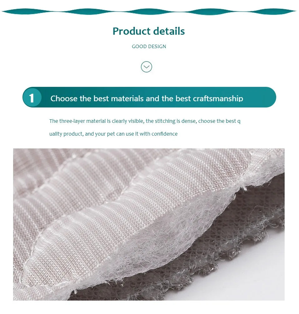 Cooling Gel Pet Mat Summer Cold Bed for Dogs & Cats