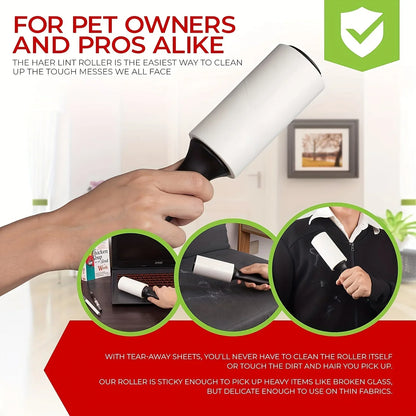 Extra Sticky Lint Roller for Pet Hair Removal 60 Sheets