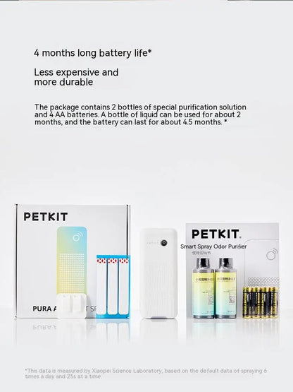 PETKIT PURA MAX Smart Cat Litter Box Odor Eliminator Spray K3 N50