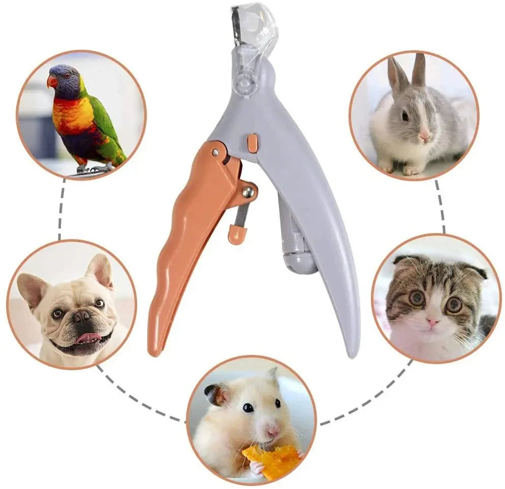 LED Light Pet Nail Clipper Scissors for Dogs & Cats