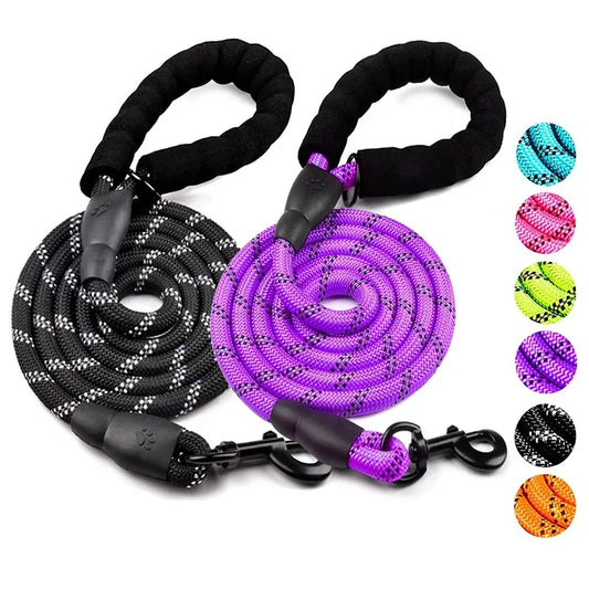 Heavy-Duty Reflective Dog Leash for Large Dogs