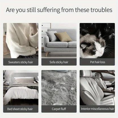 Double-Sided Pet Hair Remover Brush for Sofa Clothes and Carpet