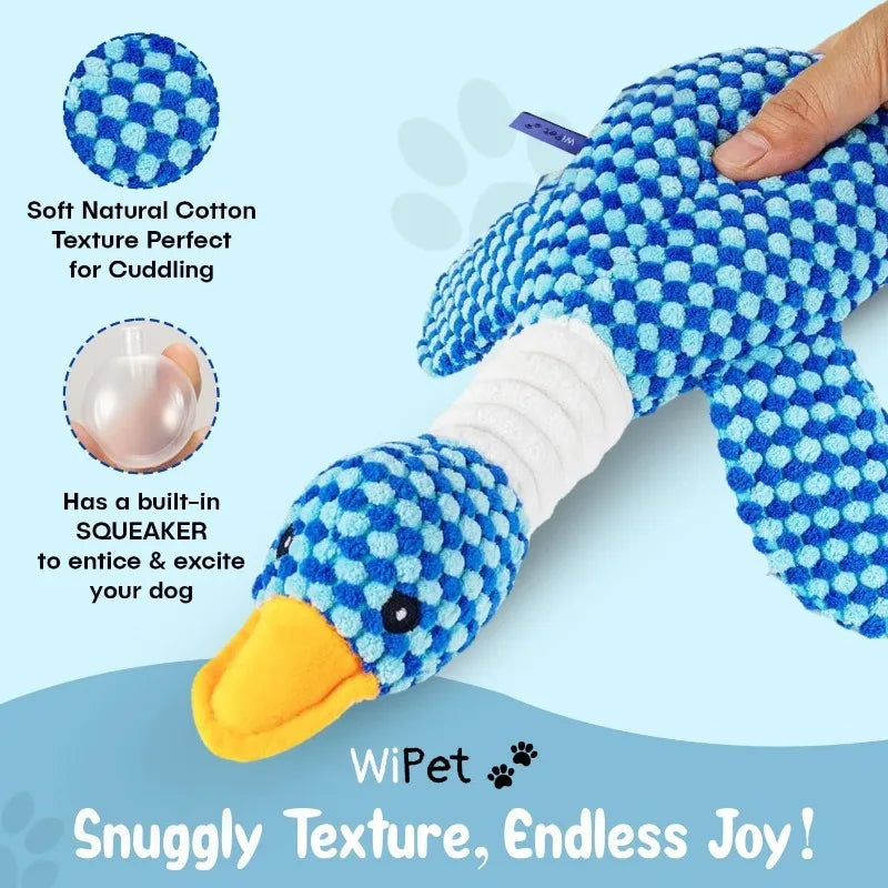 Indestructible Plush Chew Toy for Dogs & Cats