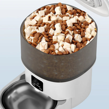 Smart WiFi App Video Pet Feeder Automatic Cat & Dog Food Dispenser with Stainless Steel Bowl