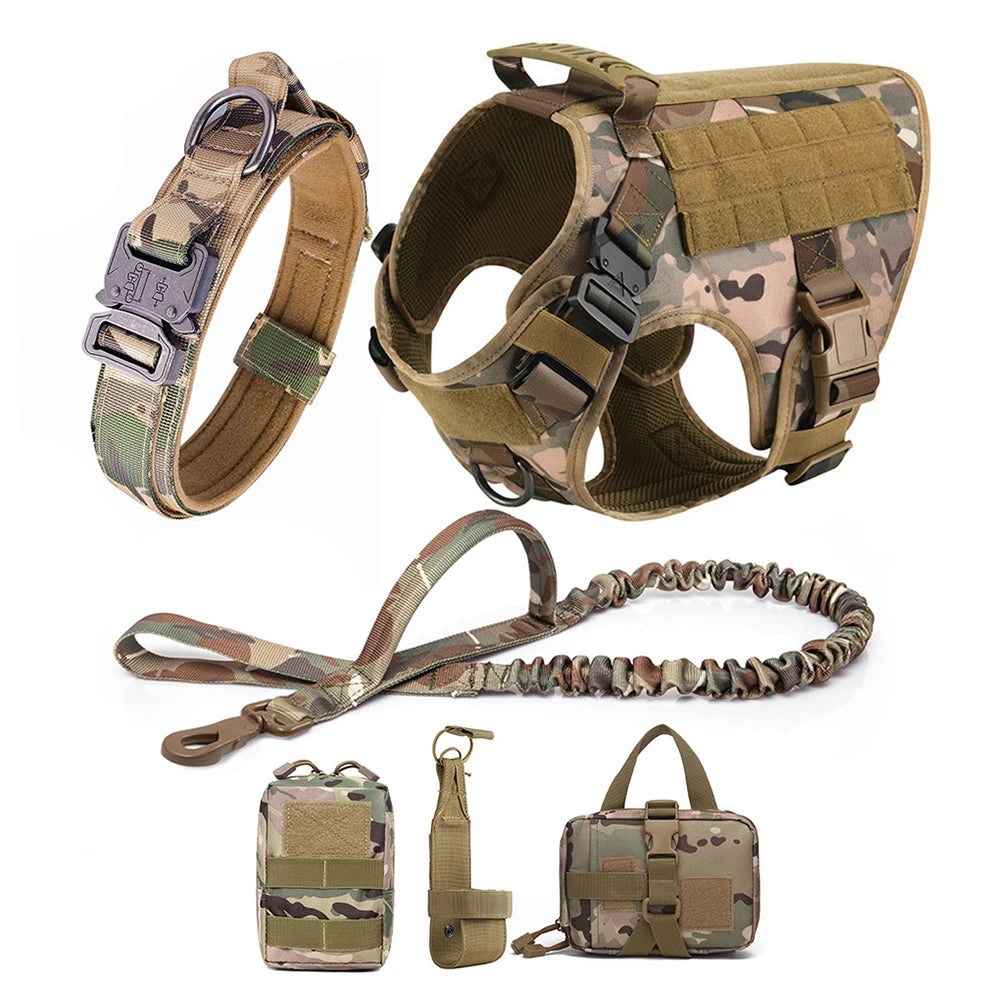 Large Dog Harness and Leash Set Training Vest