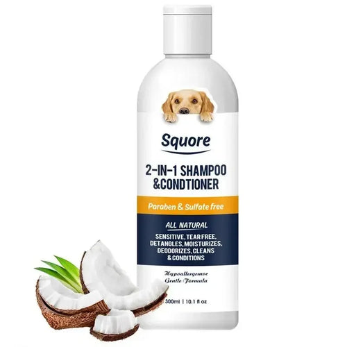 2-in-1 Puppy Shampoo and Conditioner for Sensitive Skin
