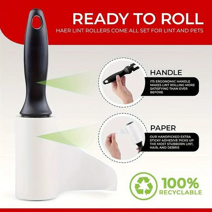 Extra Sticky Lint Roller for Pet Hair Removal 60 Sheets