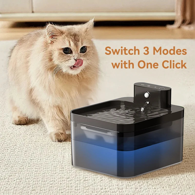 ROJECO Wireless Automatic Cat Water Fountain