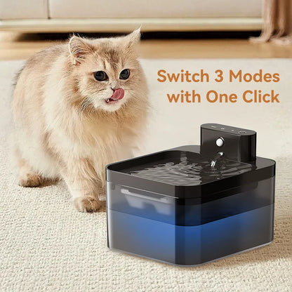 ROJECO Wireless Automatic Cat Water Fountain