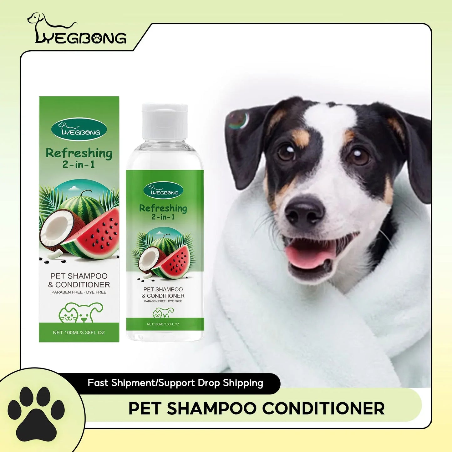 YEGBONG 2-in-1 Pet Shampoo & Conditioner
