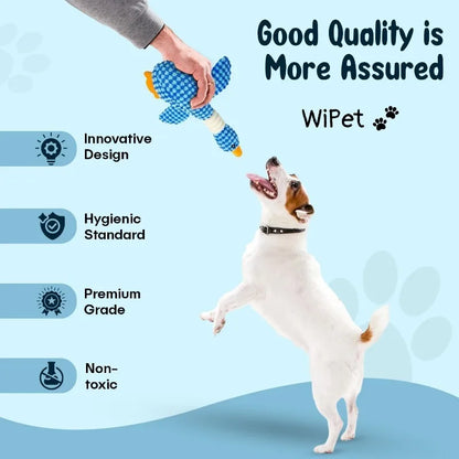 Indestructible Plush Chew Toy for Dogs & Cats