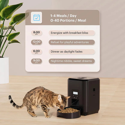 Smart Automatic Pet Feeder for Cats & Dogs Timed Quantitative Food Dispenser