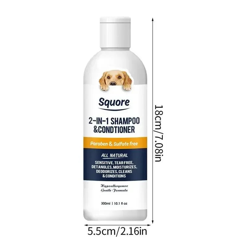 2-in-1 Puppy Shampoo and Conditioner for Sensitive Skin