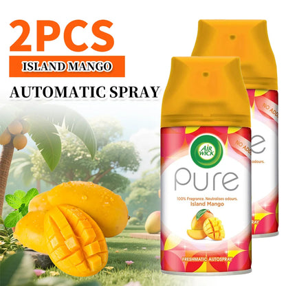 2 Pcs Automatic Air Freshener Spray Refill 6.2oz per Can