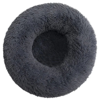 Round Plush Pet Bed 40–90cm for Dogs & Cats