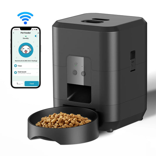 Smart Automatic Pet Feeder for Cats & Dogs Timed Quantitative Food Dispenser