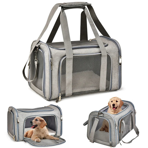 Soft-Sided Pet Carrier Backpack Airline Approved for Dogs & Cats